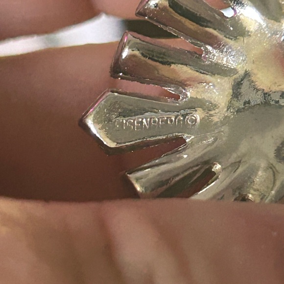 Eisenberg Ice Pearl and Crystal Brooch - Picture 4 of 6